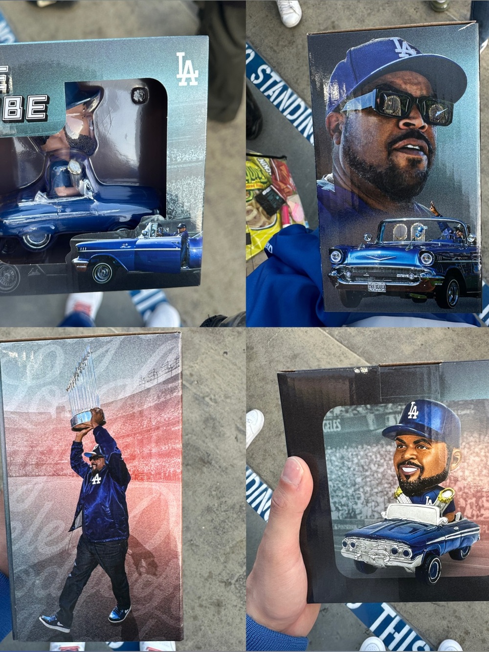 Los Angeles Dodgers Ice Cube Low Rider  Bobblehead 05/12/2026 SHIP ASAP 📦💨